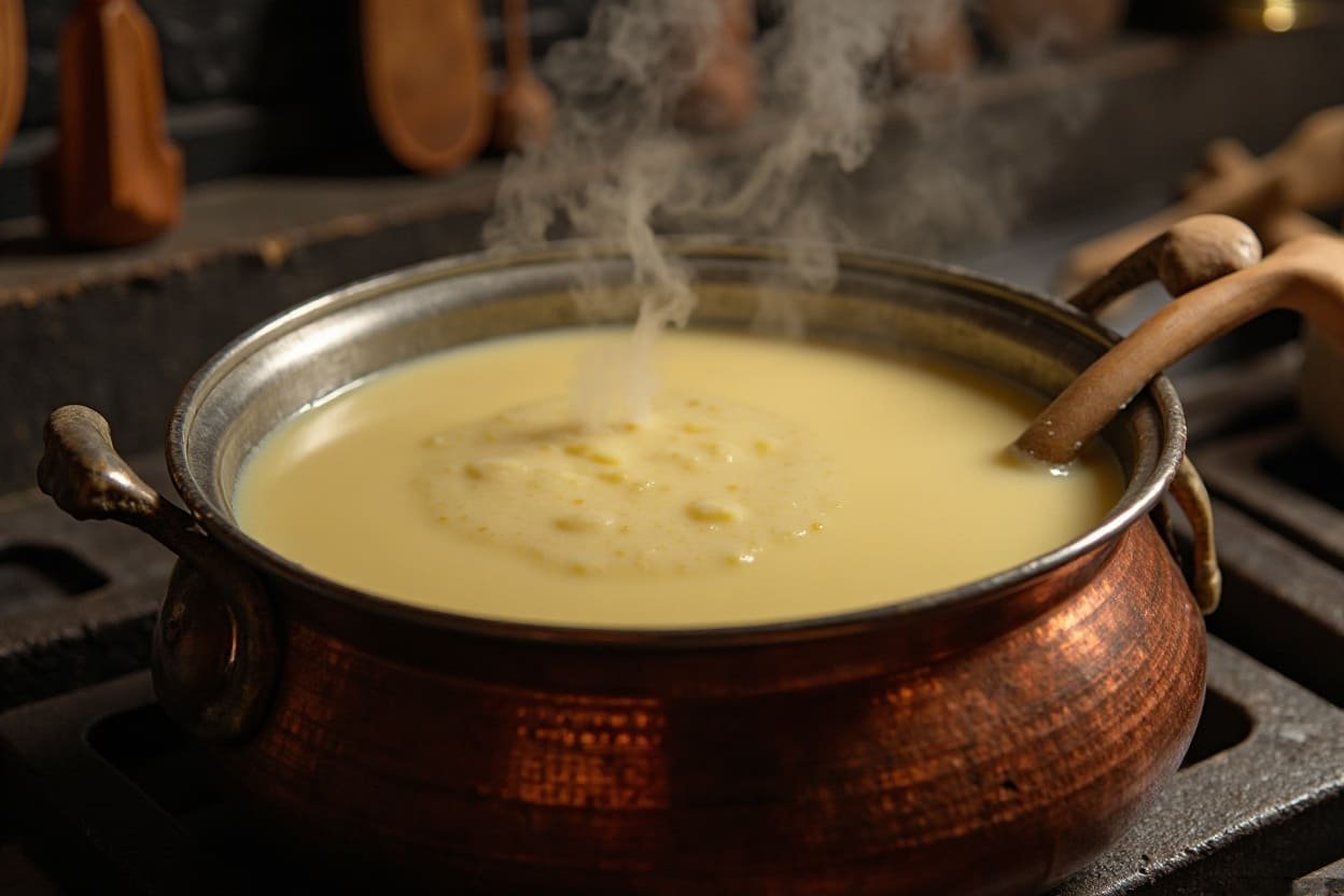 Proceso de calentado artesanal